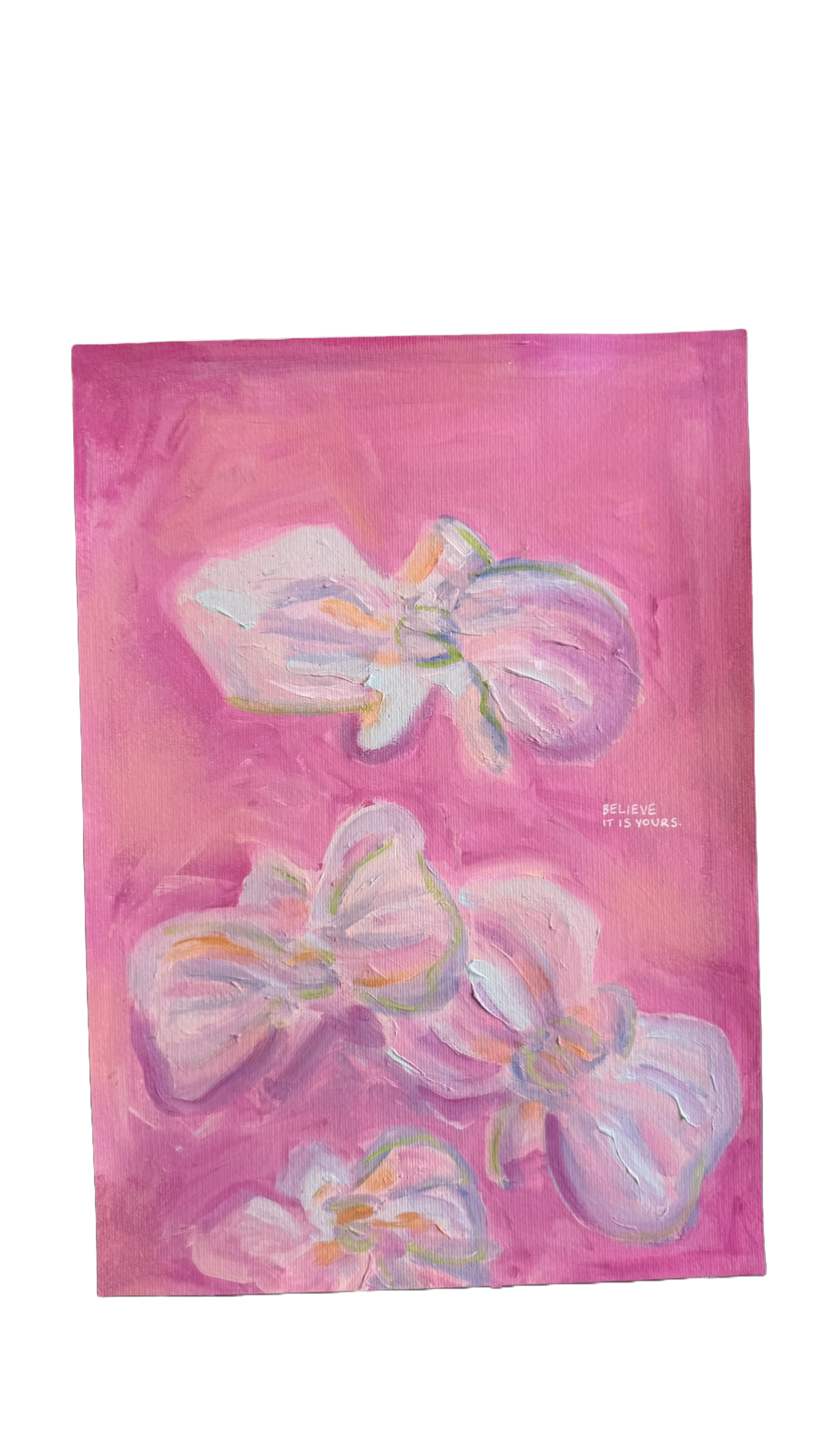 'Believe' - Original paper artwork by MZ LEW (diptych)