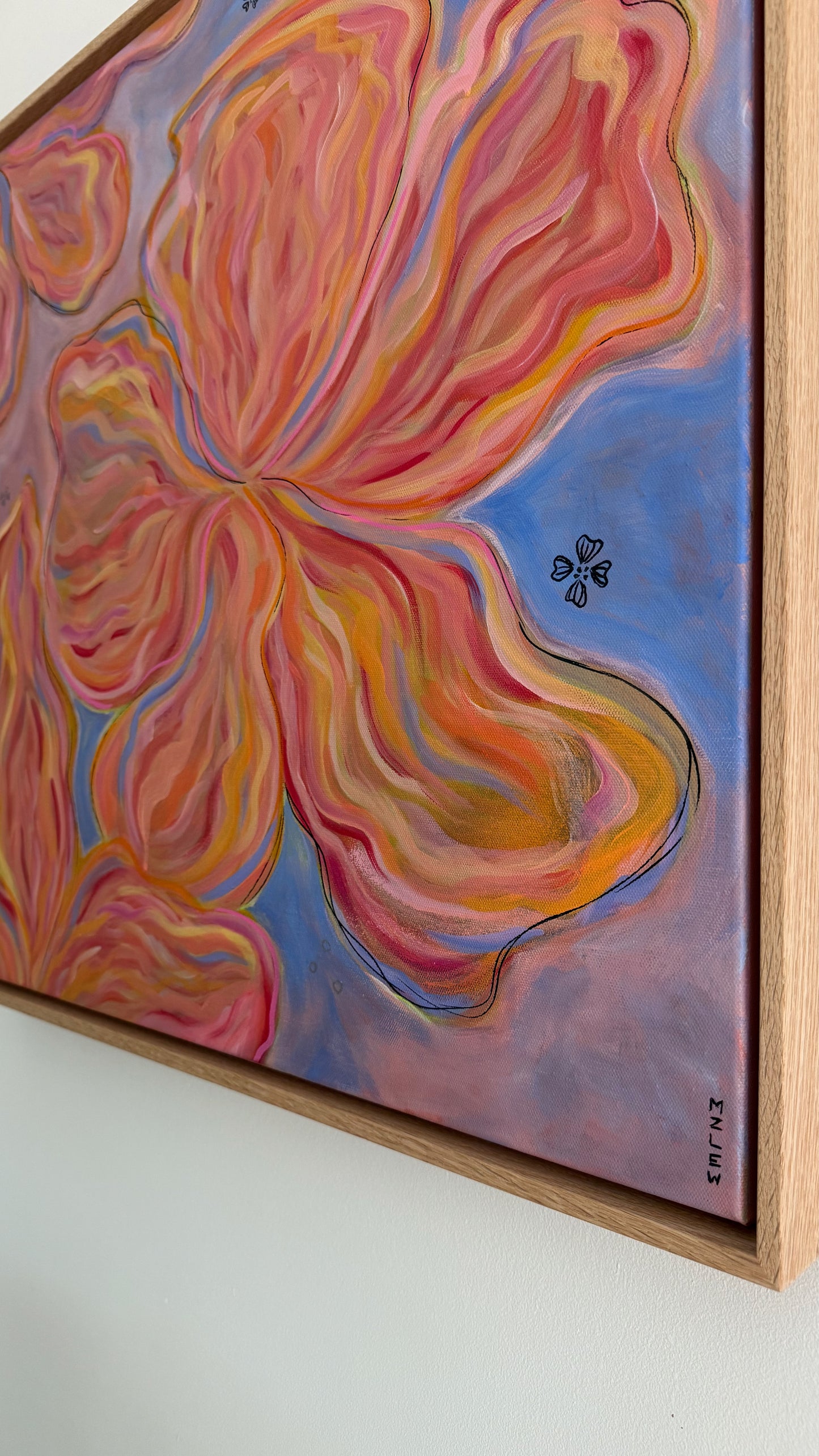 'Lumina' - Original canvas artwork by MZ LEW