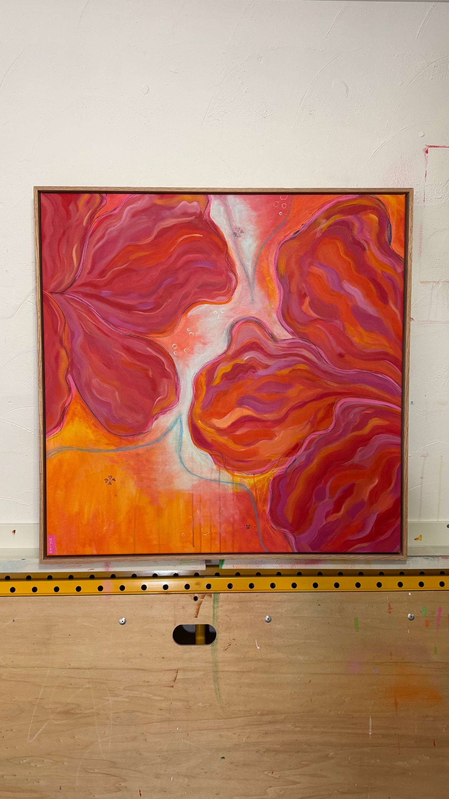 'Align' - Original canvas artwork by MZ LEW