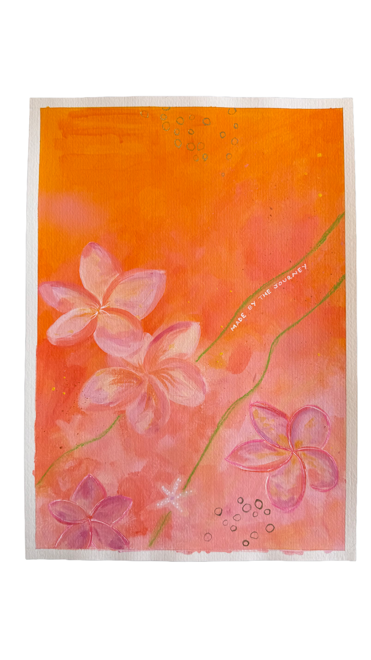'Summer Reflecting' - Original paper artwork by MZ LEW (diptych)