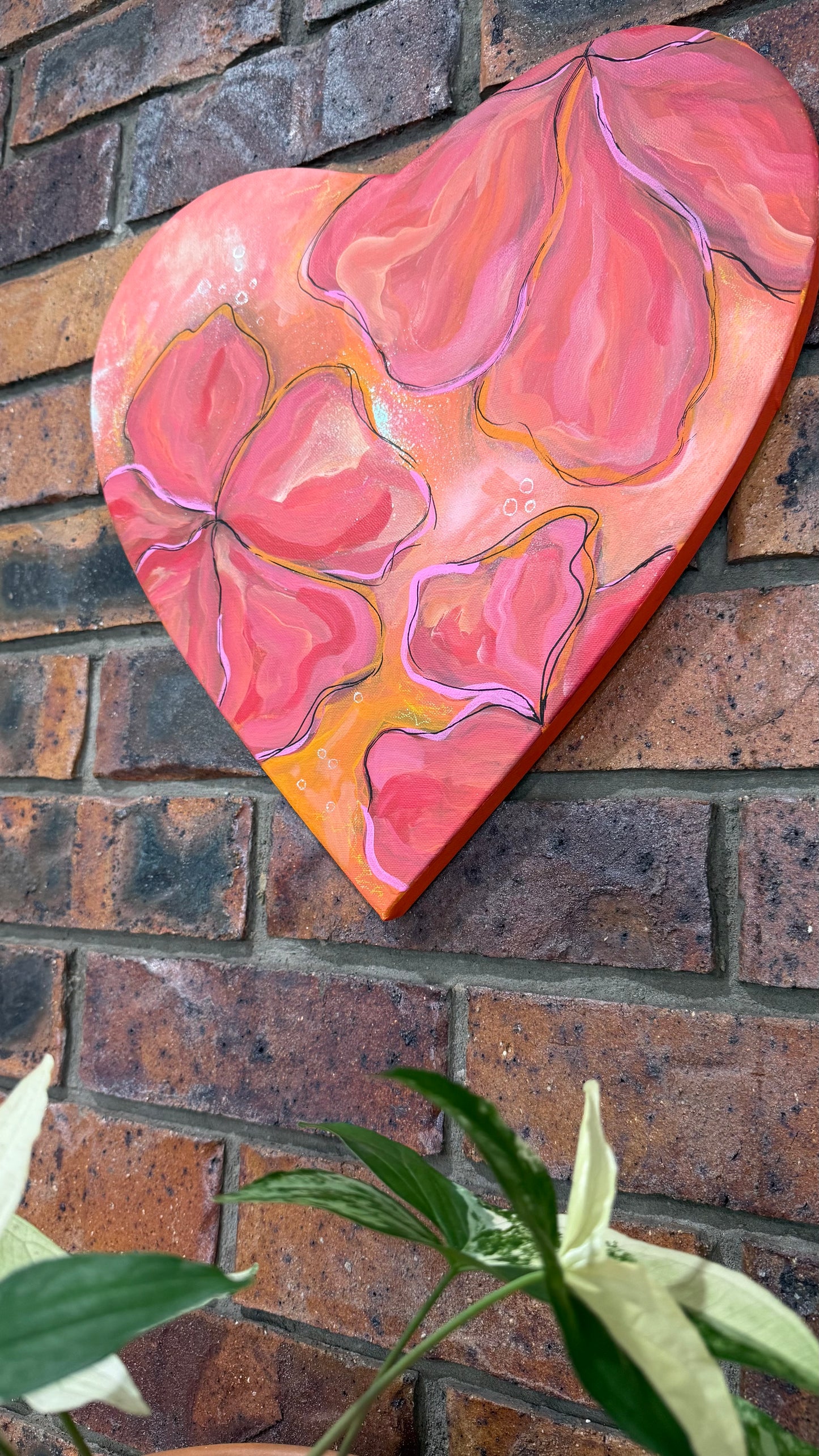 'Power In Bloom' - Original canvas art by MZ LEW