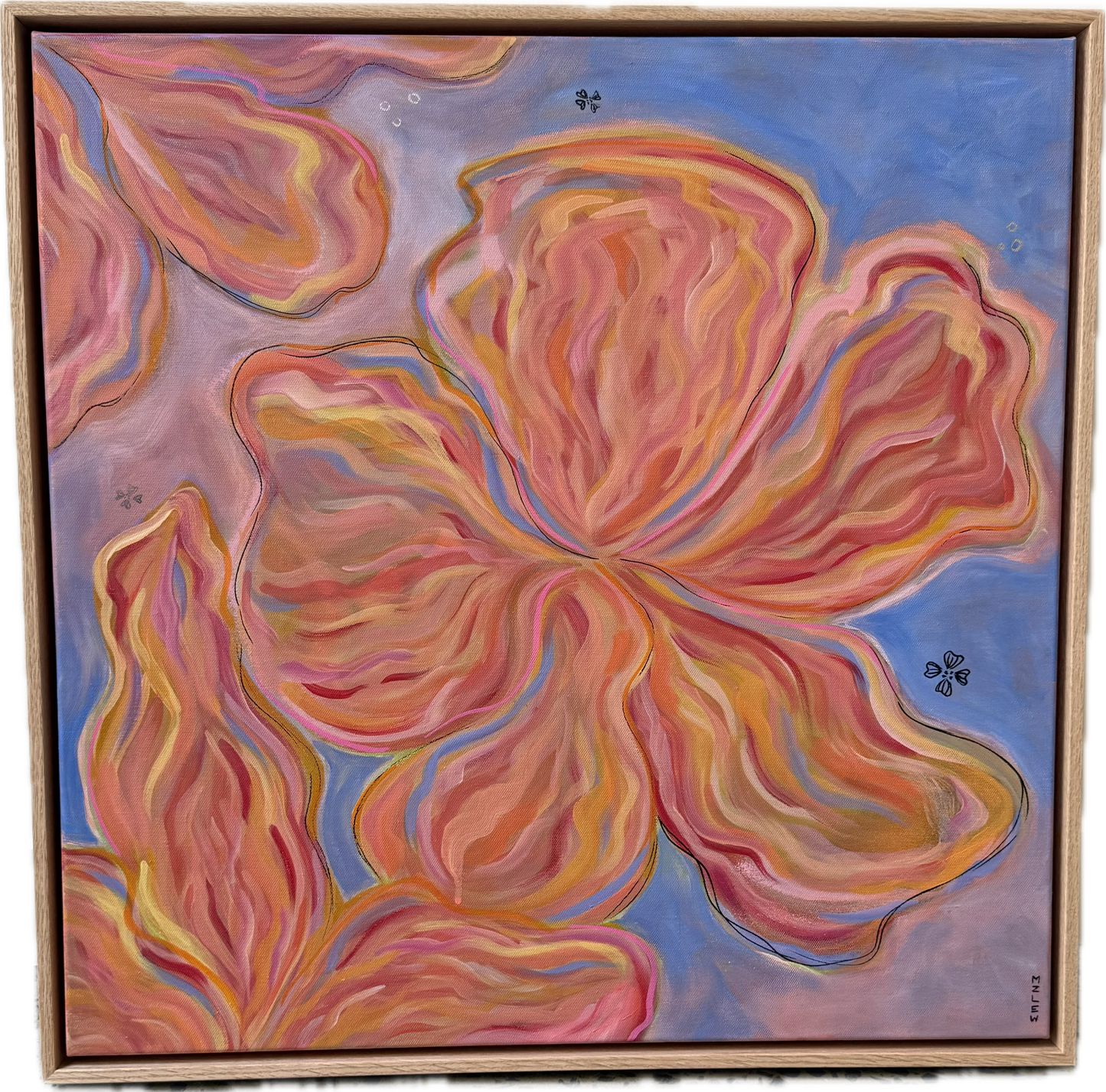 'Lumina' - Original canvas artwork by MZ LEW